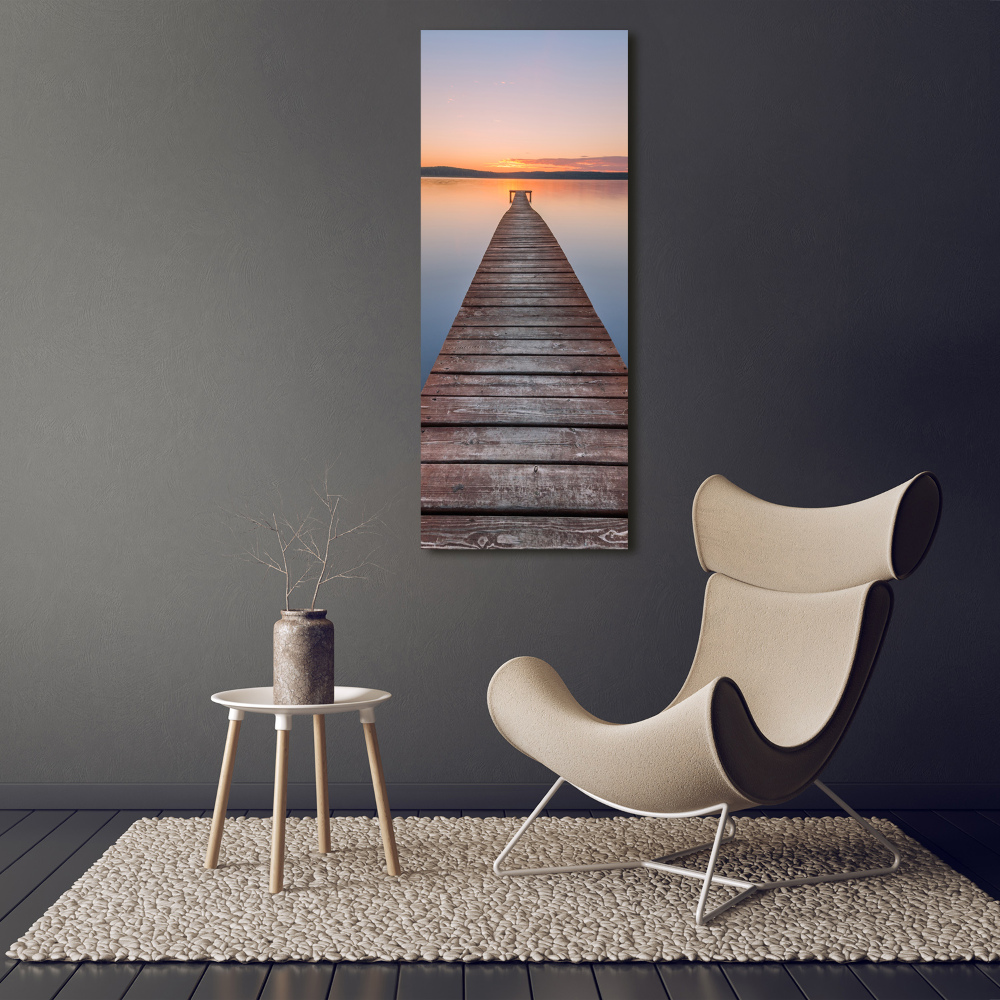 Tableau photo sur toile Quai en bois