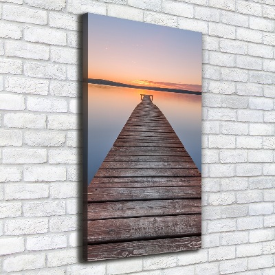 Tableau photo sur toile Quai en bois