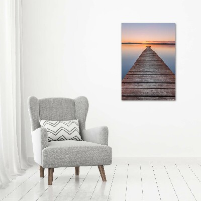 Tableau photo sur toile Quai en bois