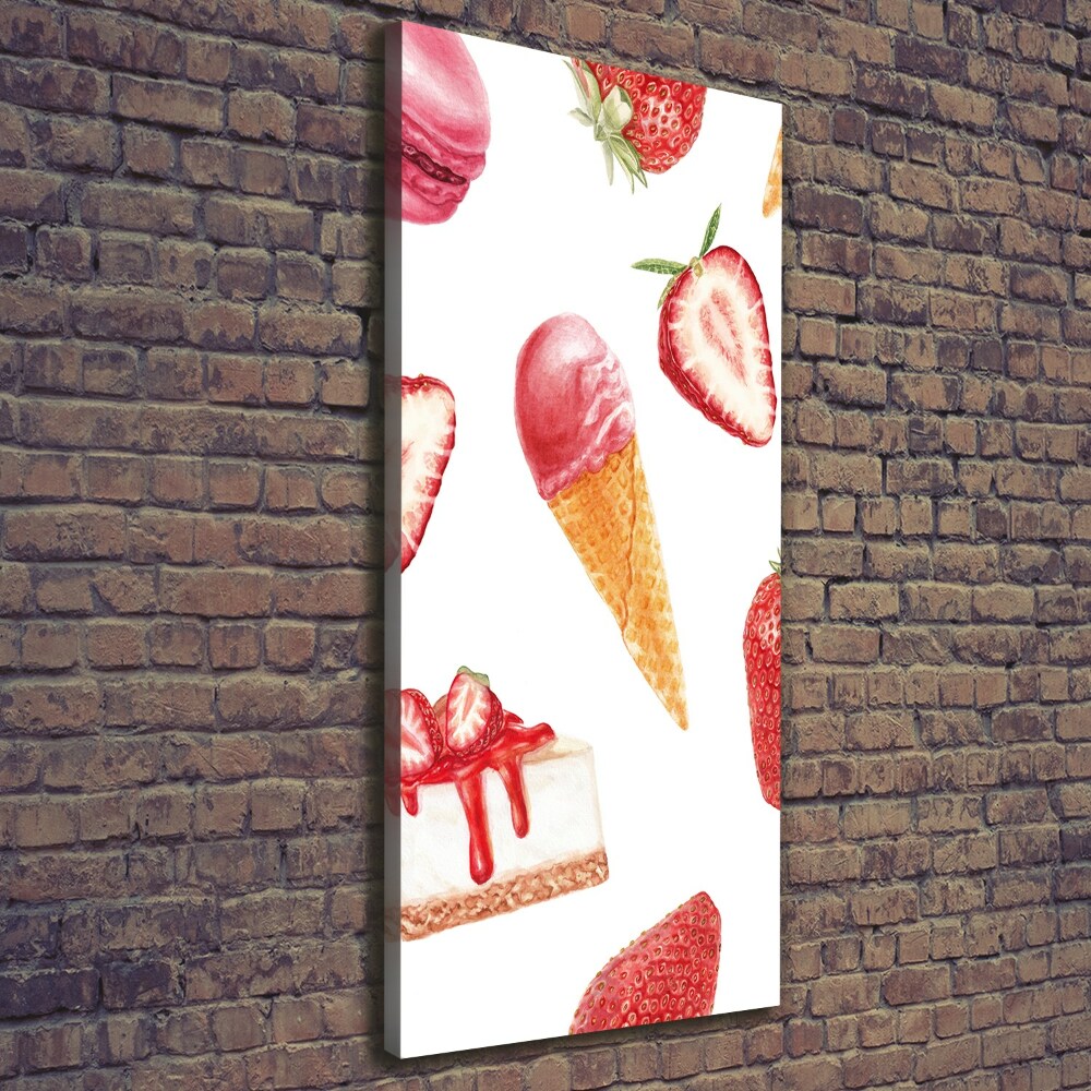 Tableau sur toile Arôme de fraise