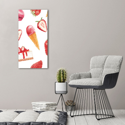 Tableau sur toile Arôme de fraise