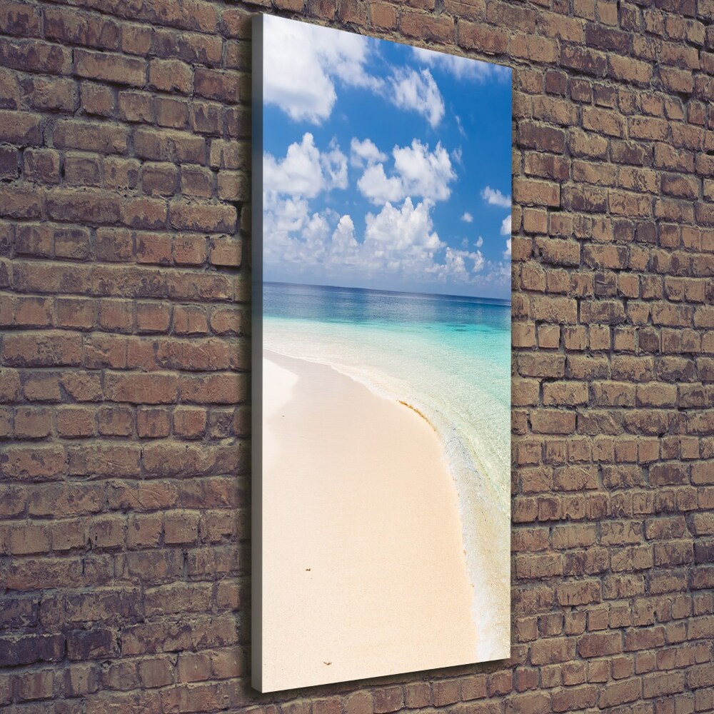 Tableau mural sur toile Plage Maldives