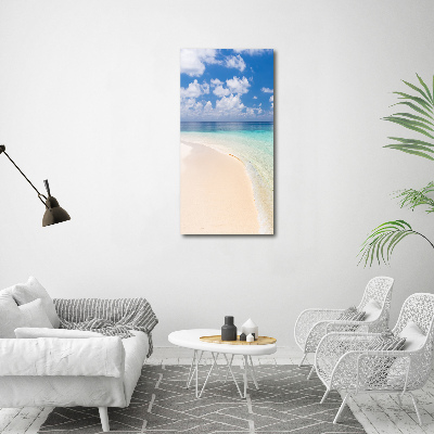 Tableau mural sur toile Plage Maldives