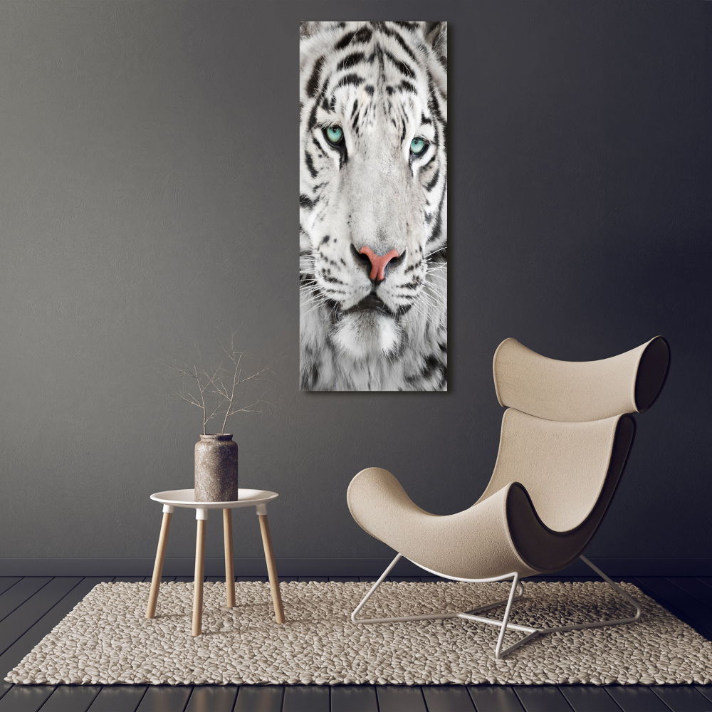 Tableau photo sur toile Tigre blanc