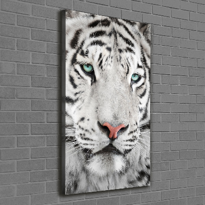 Tableau photo sur toile Tigre blanc