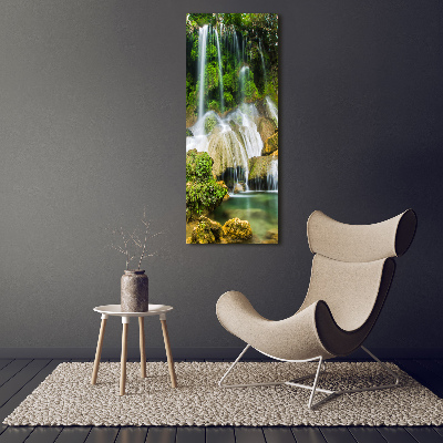 Tableau mural sur toile Cascade dans la jungle