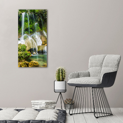 Tableau mural sur toile Cascade dans la jungle