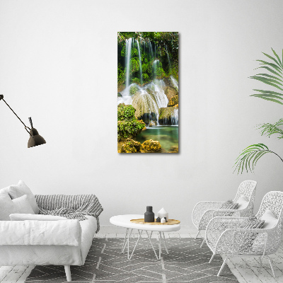 Tableau mural sur toile Cascade dans la jungle