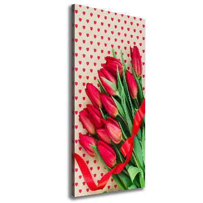 Tableau sur toile Tulipes rouges