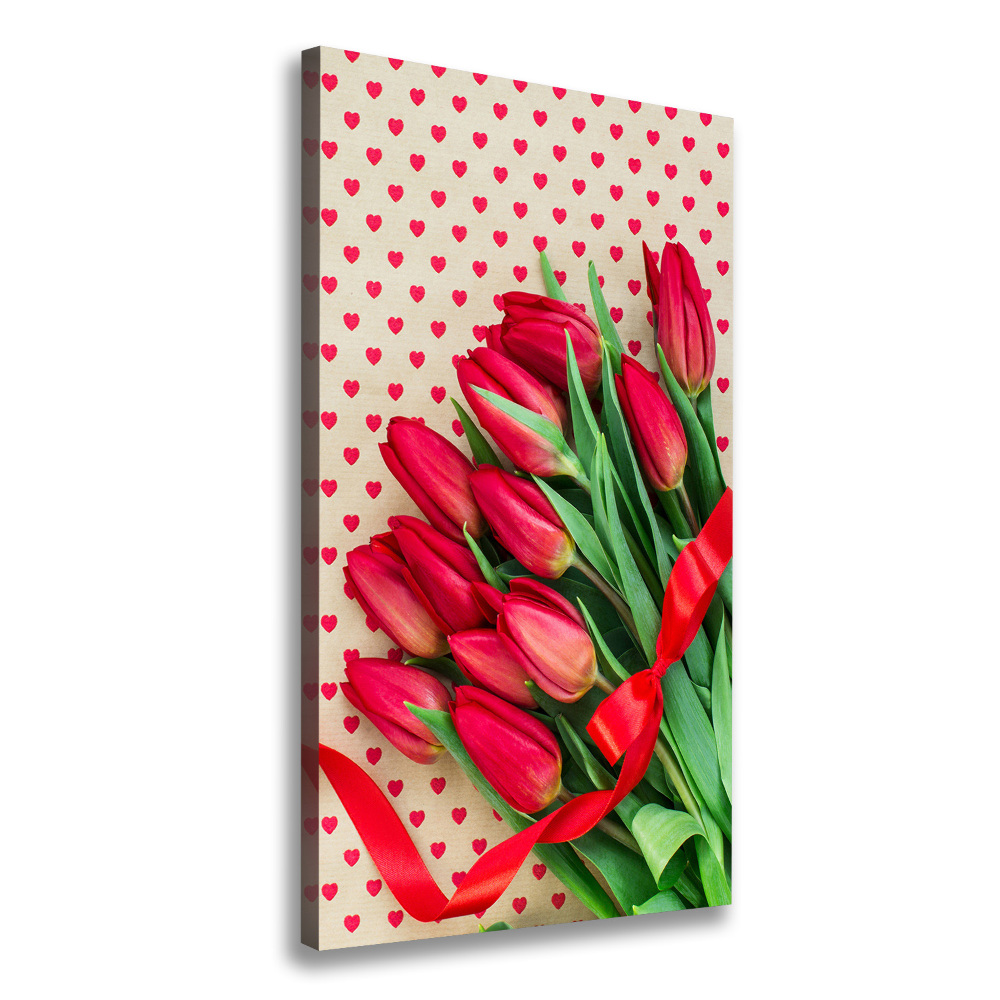 Tableau sur toile Tulipes rouges