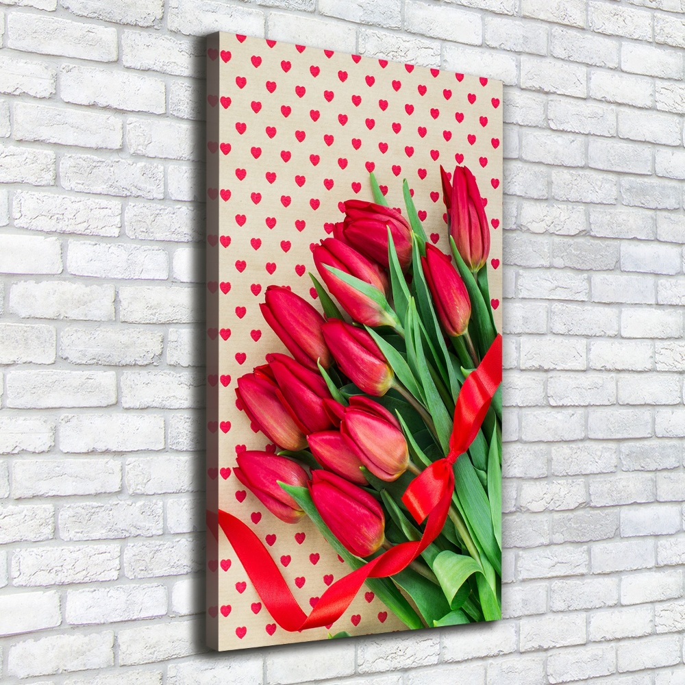 Tableau sur toile Tulipes rouges