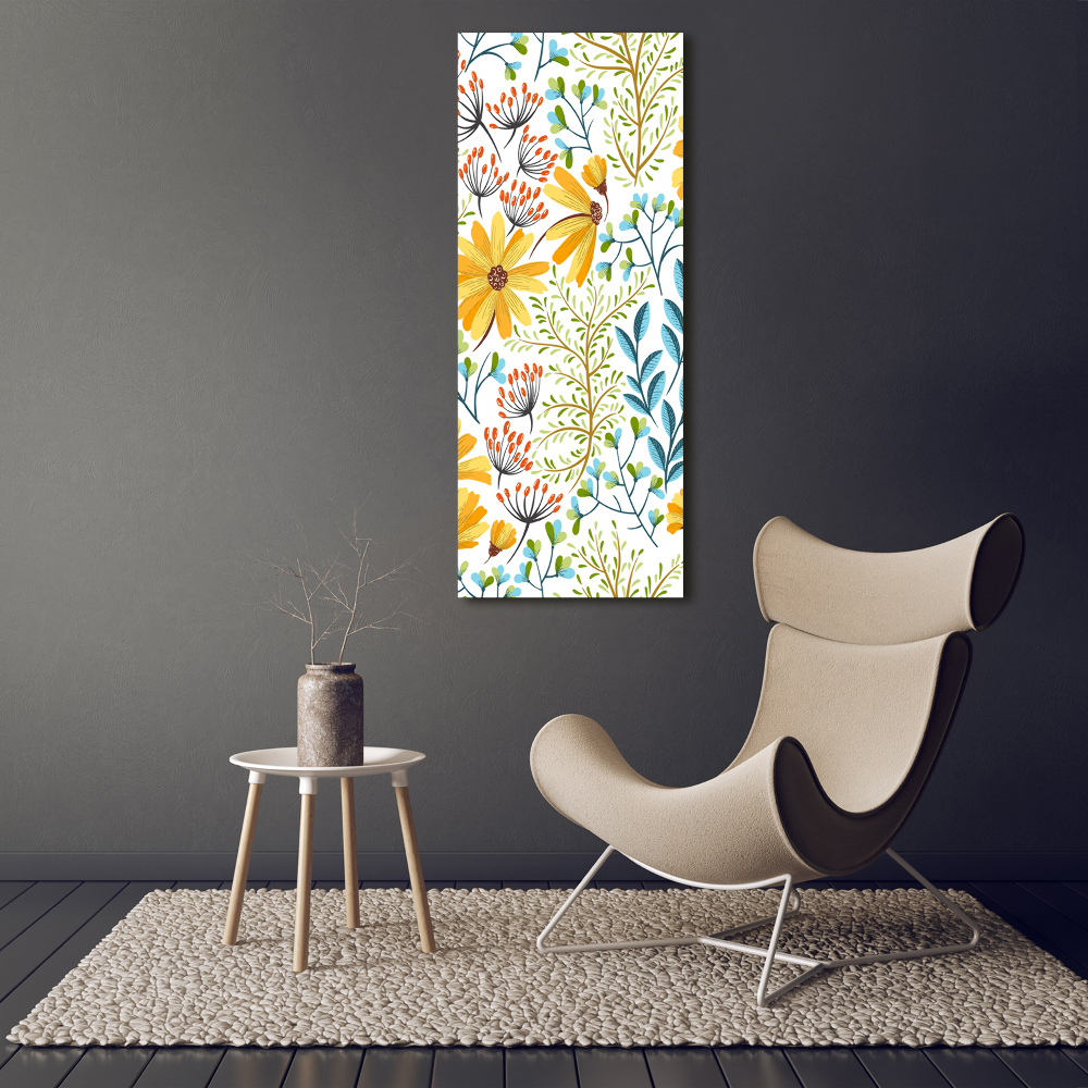 Tableau mural sur toile Fleurs des champs