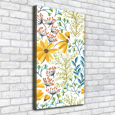 Tableau mural sur toile Fleurs des champs