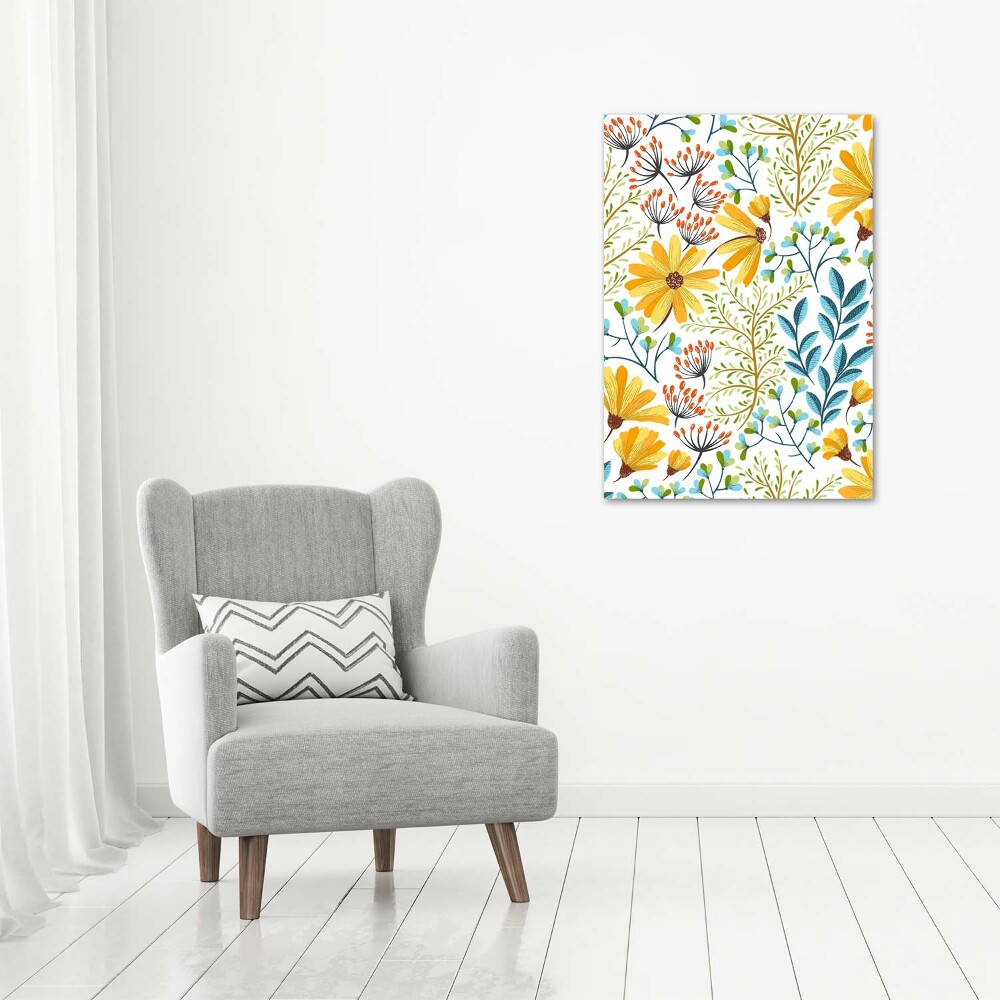 Tableau mural sur toile Fleurs des champs