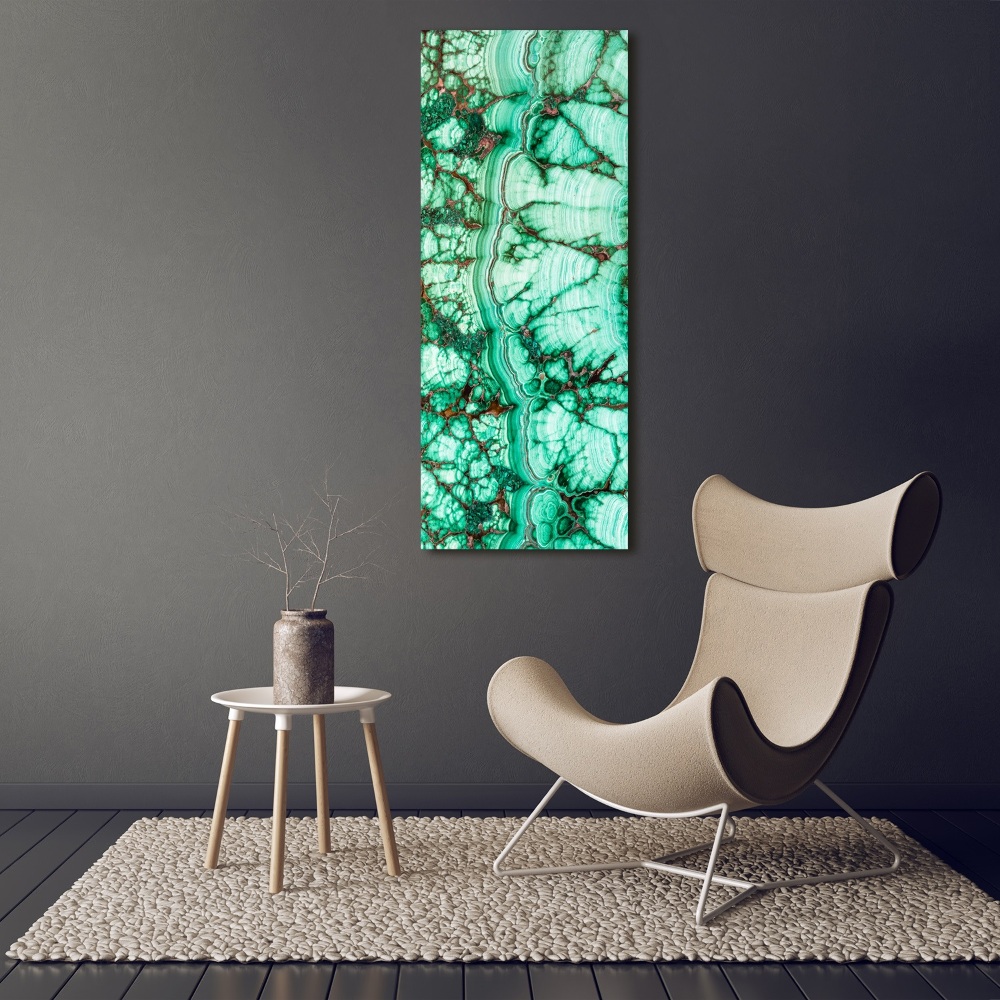 Tableau photo sur toile Texture de malachite