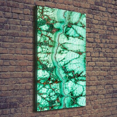 Tableau photo sur toile Texture de malachite