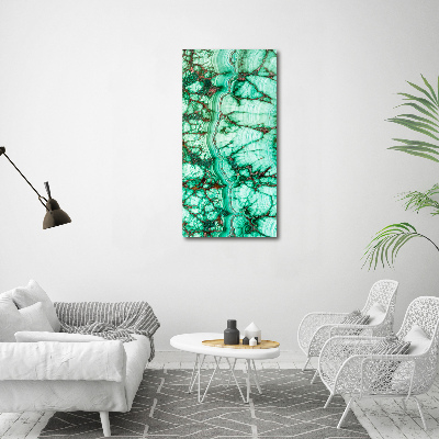 Tableau photo sur toile Texture de malachite