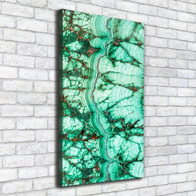 Tableau photo sur toile Texture de malachite