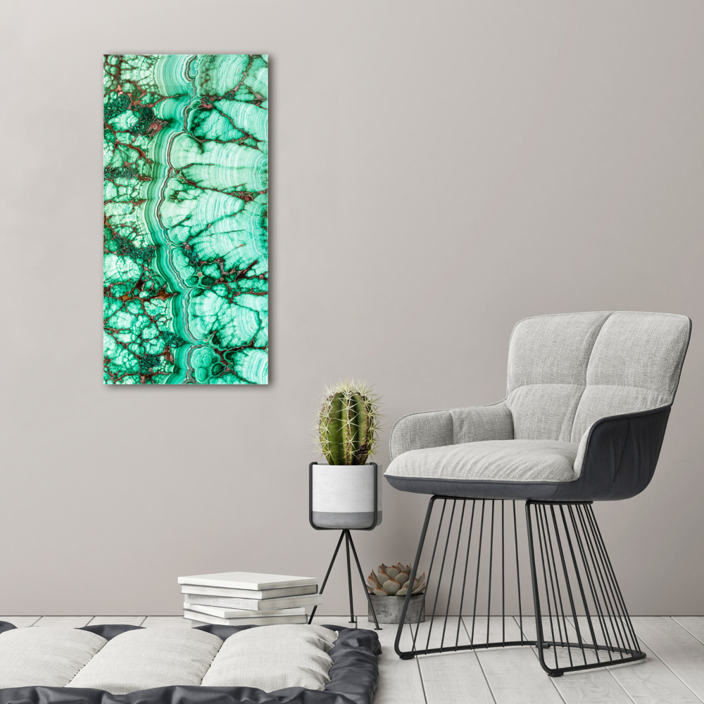 Tableau photo sur toile Texture de malachite