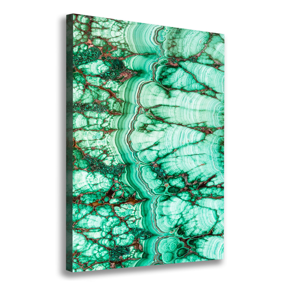 Tableau photo sur toile Texture de malachite