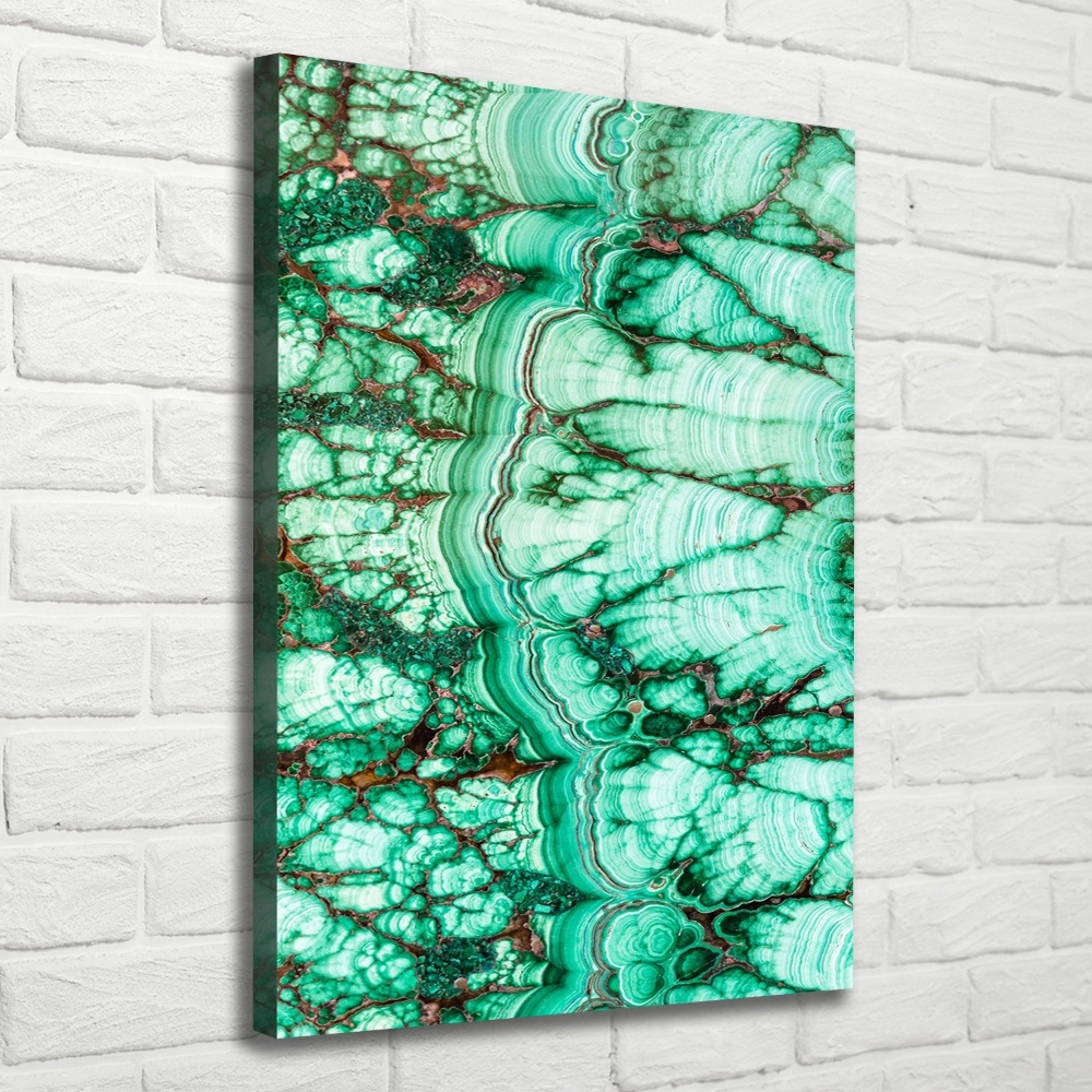 Tableau photo sur toile Texture de malachite