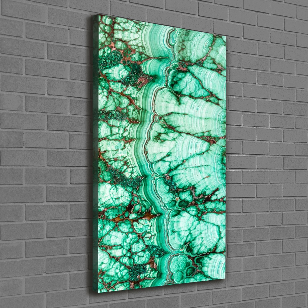 Tableau photo sur toile Texture de malachite