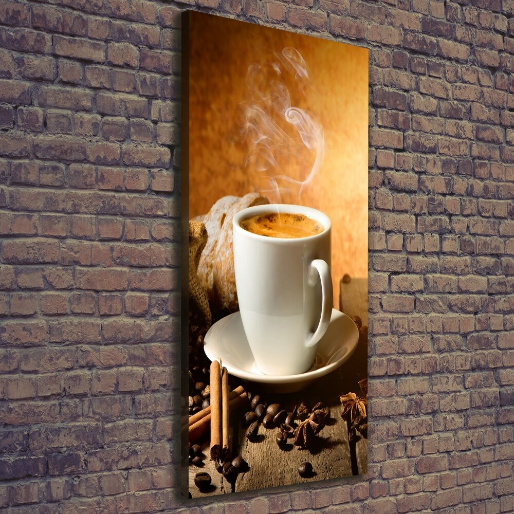 Tableau sur toile Café noir