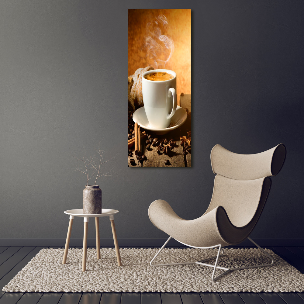 Tableau sur toile Café noir