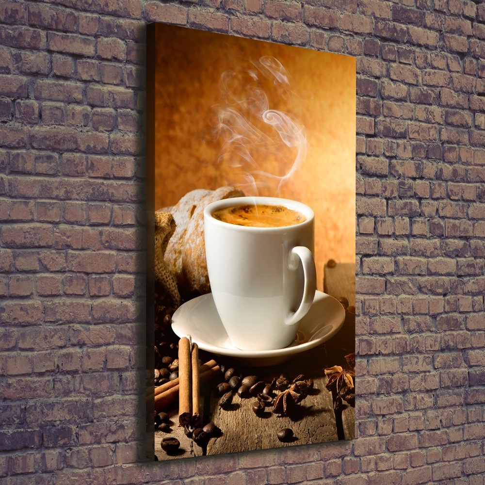 Tableau sur toile Café noir