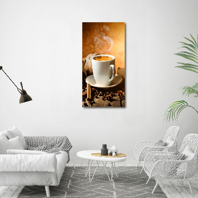 Tableau sur toile Café noir