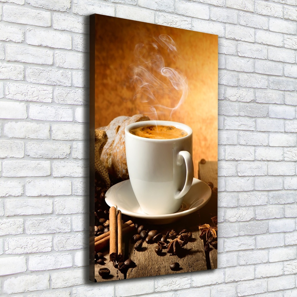 Tableau sur toile Café noir