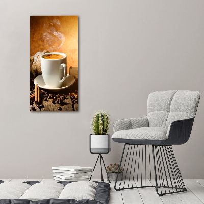 Tableau sur toile Café noir