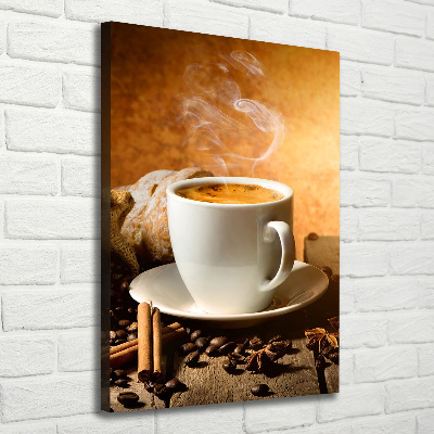 Tableau sur toile Café noir