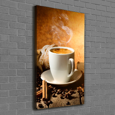 Tableau sur toile Café noir