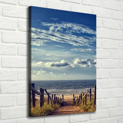 Tableau photo sur toile Chemin vers les plages