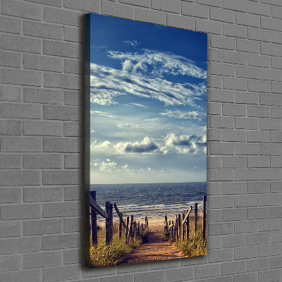 Tableau photo sur toile Chemin vers les plages