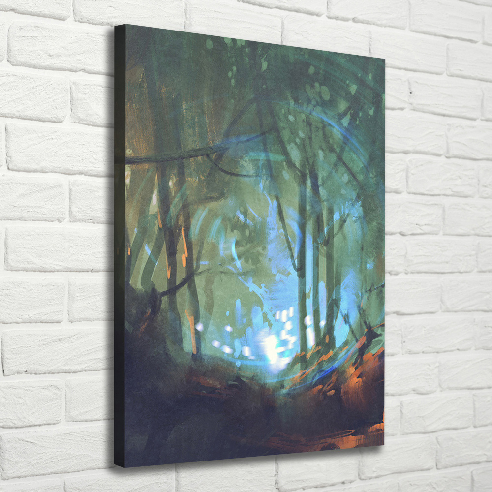 Tableau toile imprimée Forêt mystique