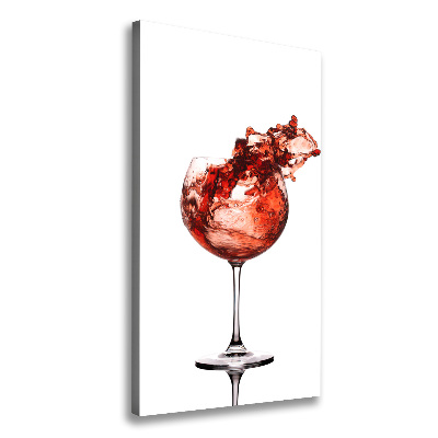 Tableau mural sur toile Un verre de vin