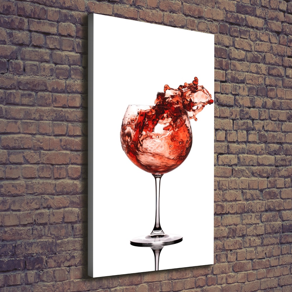 Tableau mural sur toile Un verre de vin