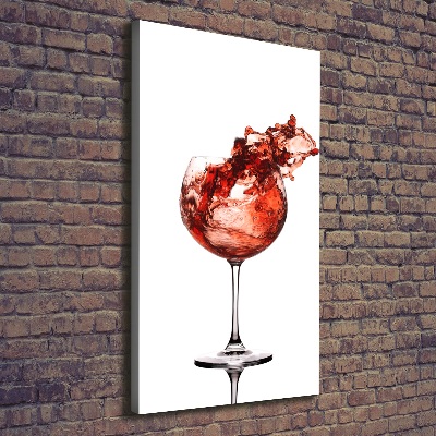 Tableau mural sur toile Un verre de vin