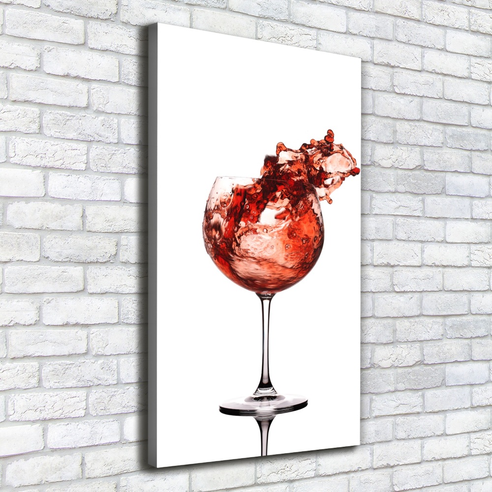 Tableau mural sur toile Un verre de vin