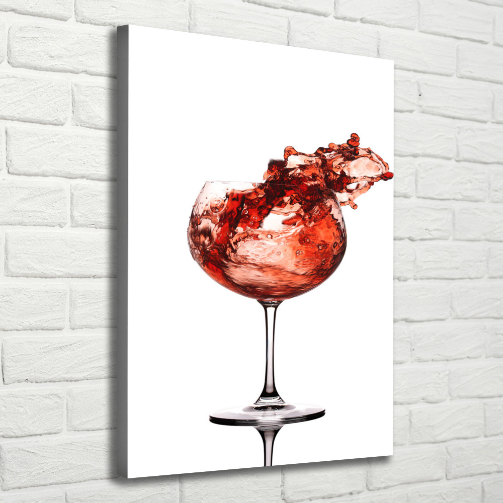 Tableau mural sur toile Un verre de vin