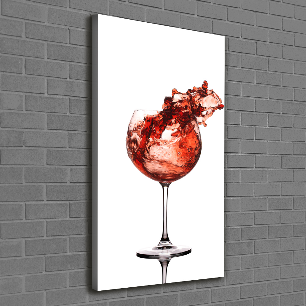 Tableau mural sur toile Un verre de vin