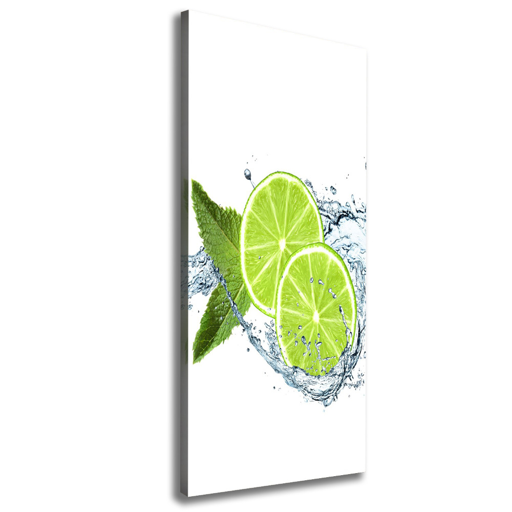 Tableau toile imprimée Citrons verts