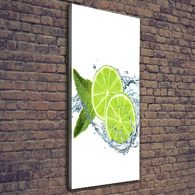 Tableau toile imprimée Citrons verts