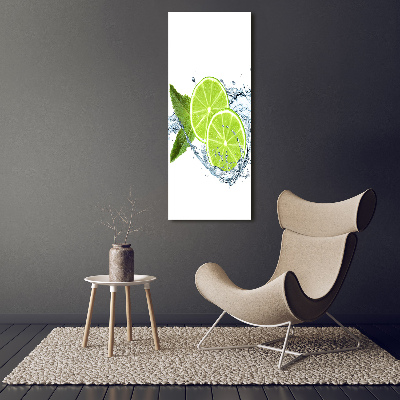 Tableau toile imprimée Citrons verts