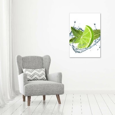 Tableau toile imprimée Citrons verts