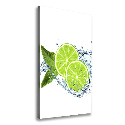 Tableau toile imprimée Citrons verts