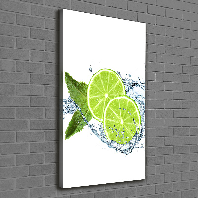 Tableau toile imprimée Citrons verts