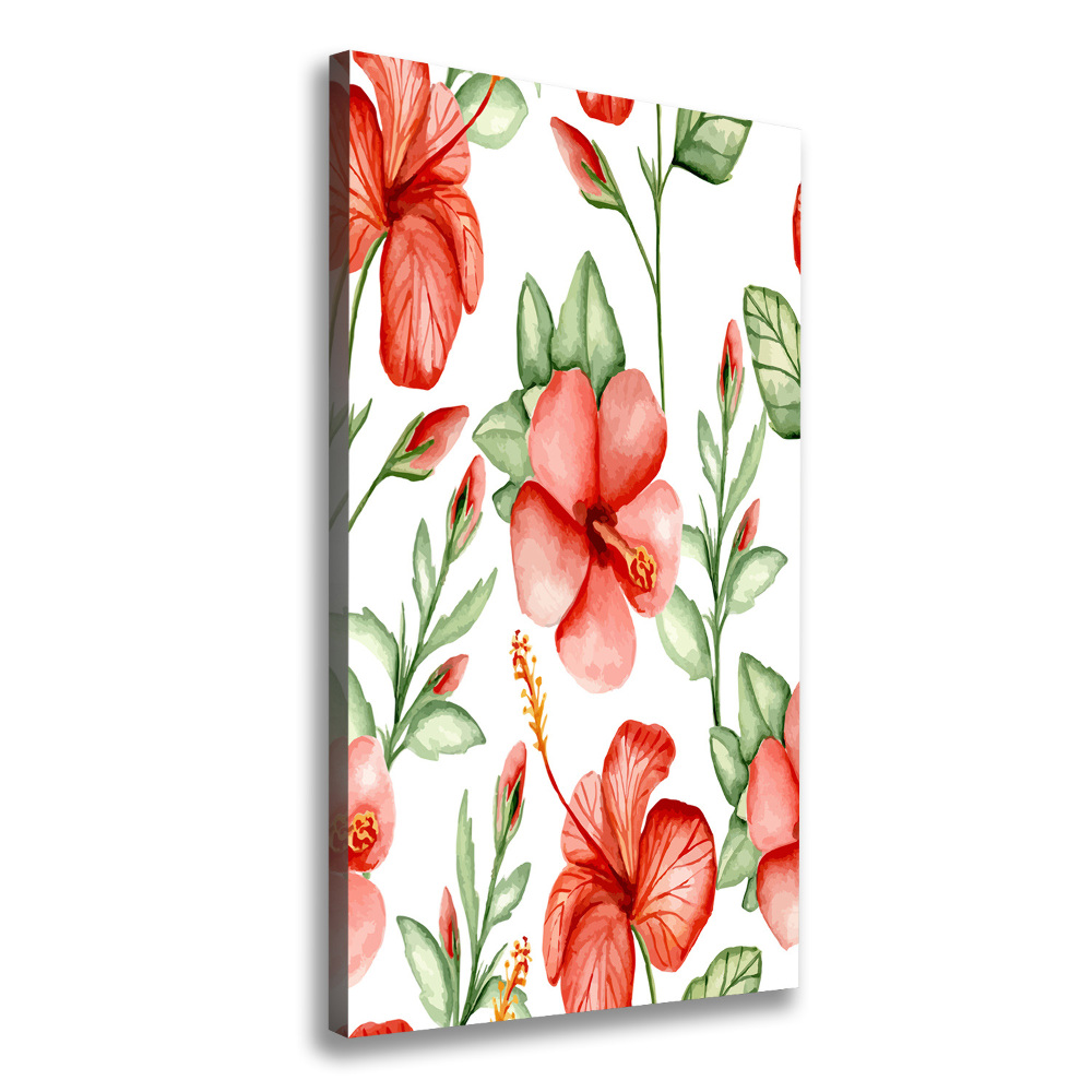 Tableau photo sur toile Fleurs tropicales